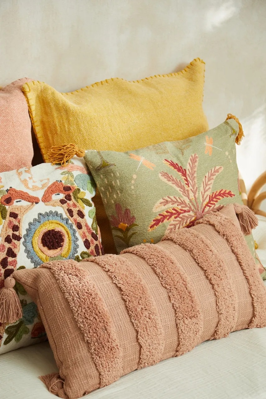 Διακοσμητική μαξιλαροθήκη Calma House Jirafa χρώμα: πολύχρωμο φωτογραφία