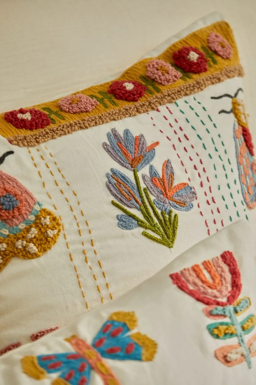 Διακοσμητική μαξιλαροθήκη Calma House Beetle χρώμα: πολύχρωμο φωτογραφία