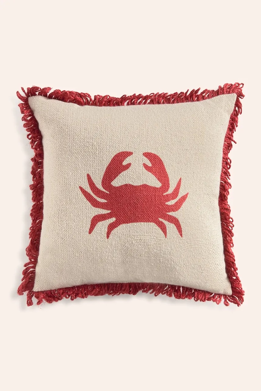 Calma House perna decorativă Crab culoarea rosu