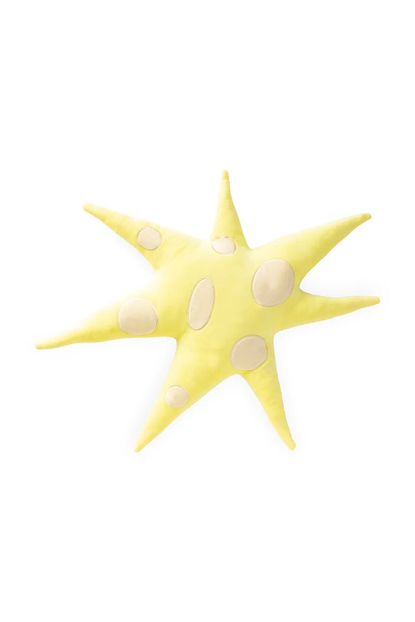 Helio Ferretti pernă decorativă Polar Star culoarea galben