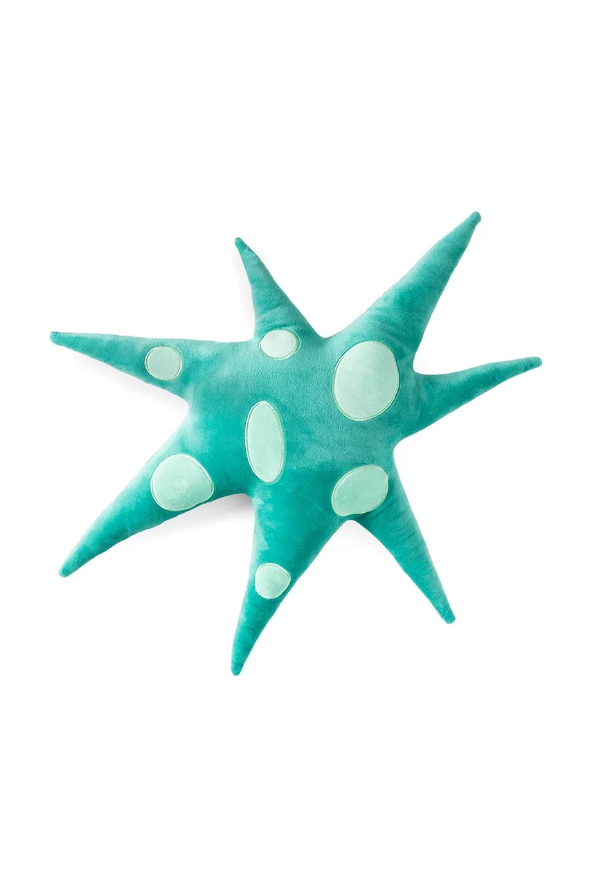 Helio Ferretti pernă decorativă Polar Star culoarea turcoaz