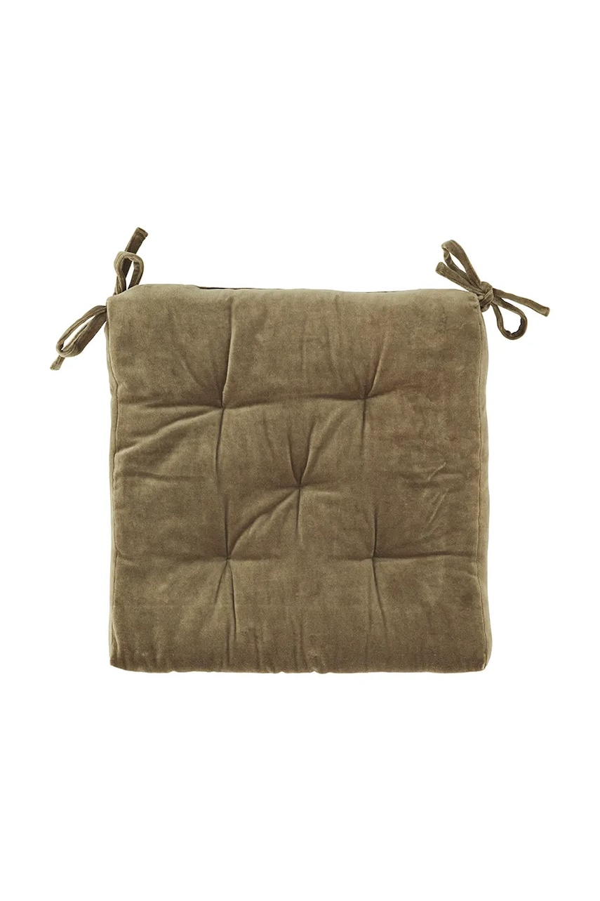 Madam Stoltz pernă pentru scaun culoarea verde