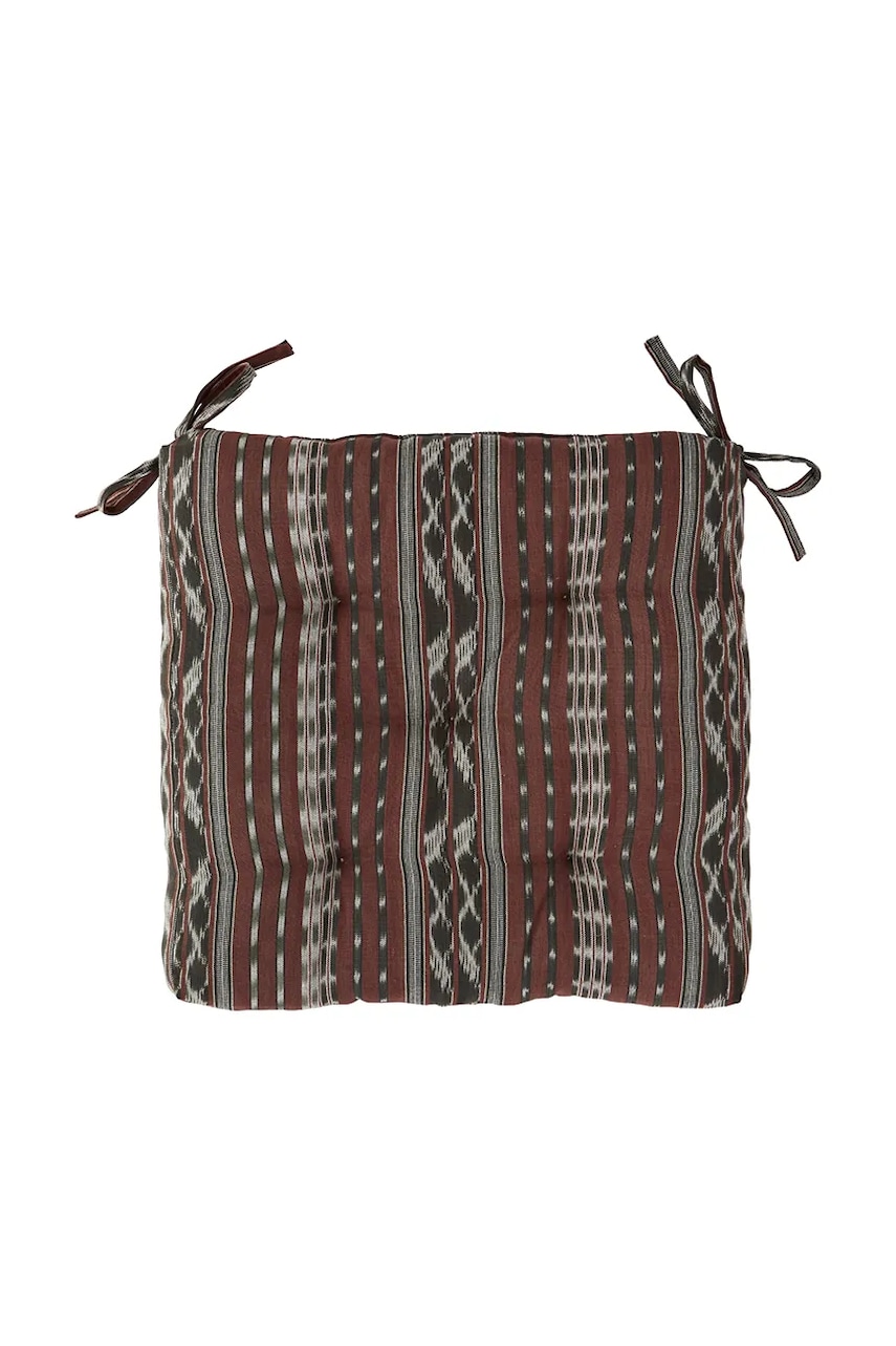 Madam Stoltz pernă pentru scaun culoarea bordo