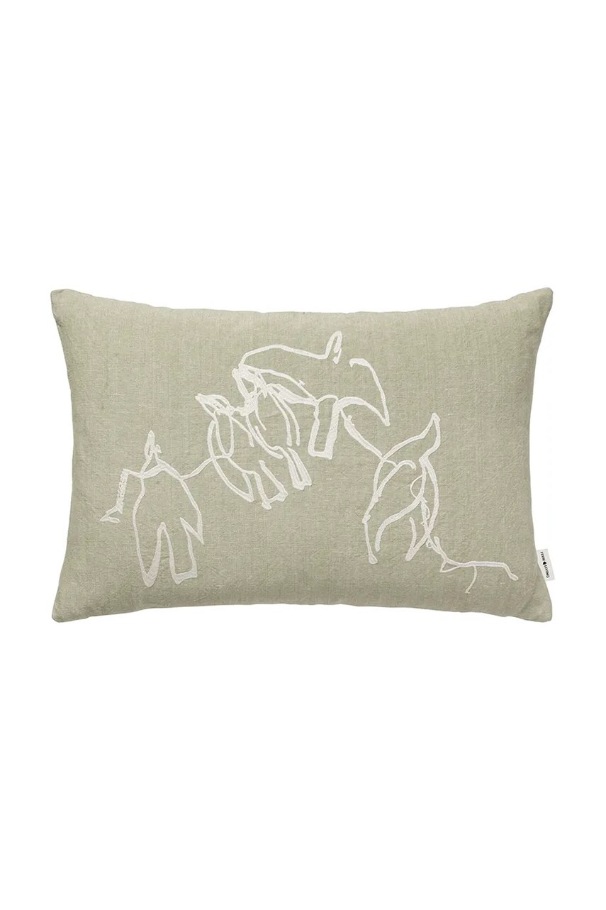 ferm LIVING față de pernă decorativă Vuelo x Utzon culoarea verde