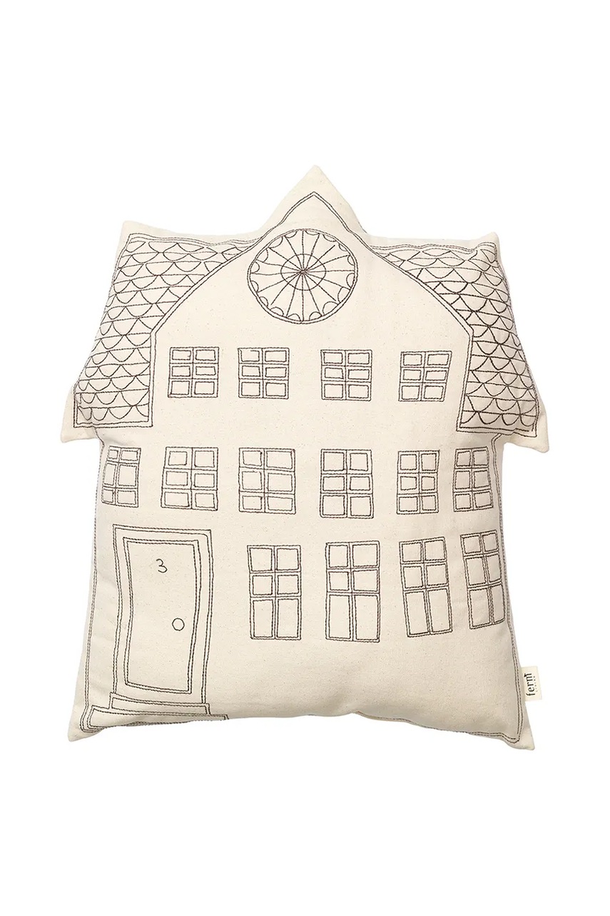 ferm LIVING pernă decorativă Abode culoarea bej