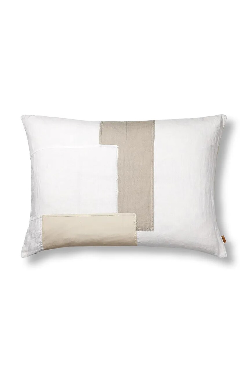 ferm LIVING pernă decorativă Part cushion culoarea alb