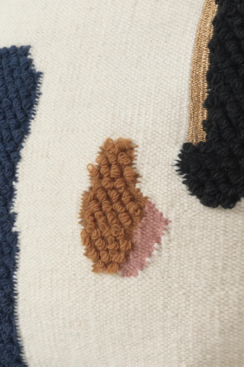 Διακοσμητικό μάλλινο μαξιλάρι ferm LIVING Loop χρώμα: πολύχρωμο φωτογραφία