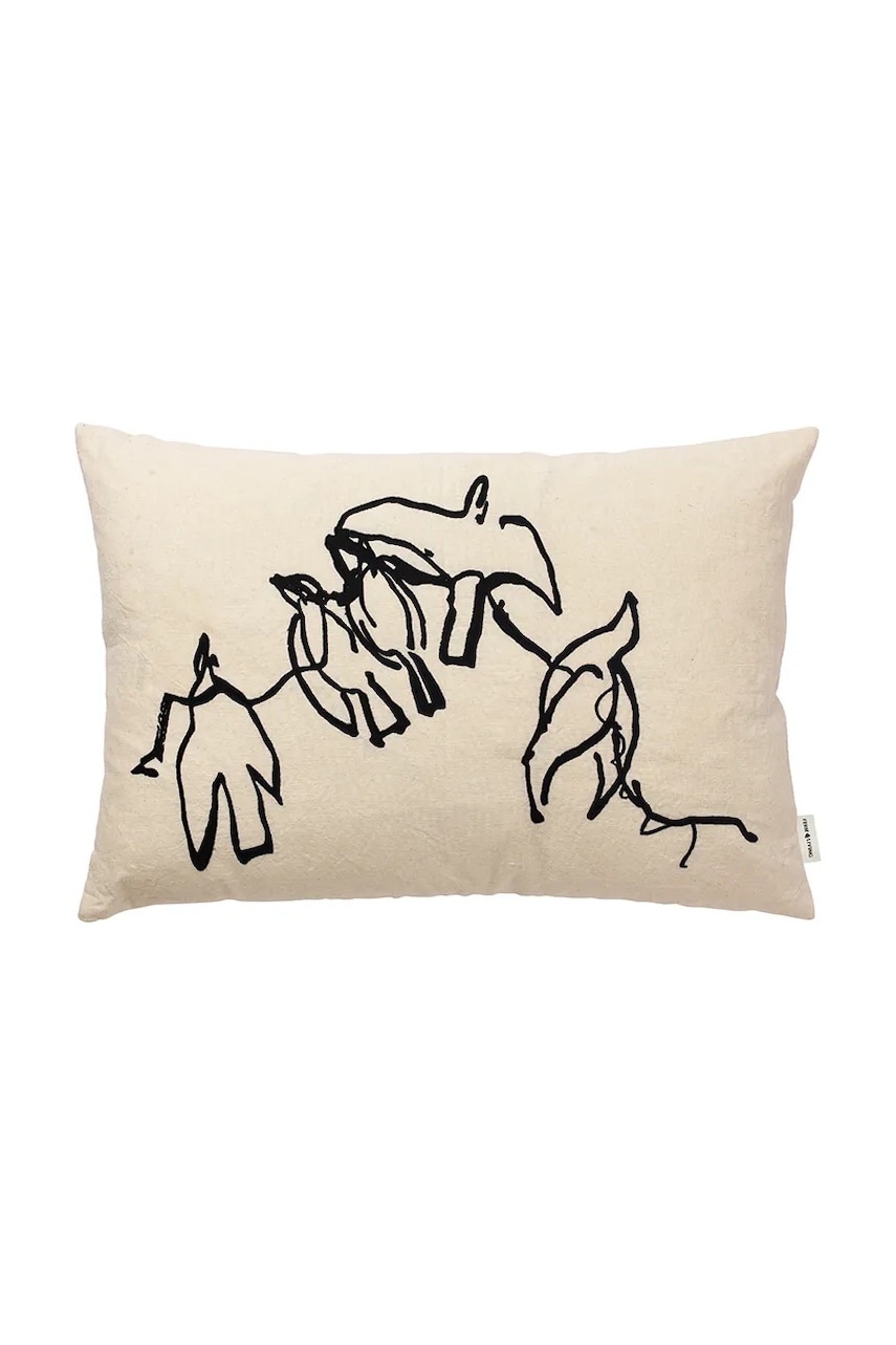 ferm LIVING față de pernă decorativă Vuelo culoarea bej