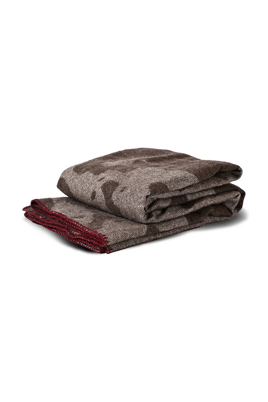 Byon pătură de lână Anima 130 x 160 cm culoarea maro