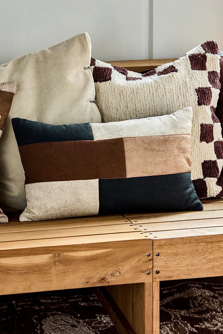 Διακοσμητική μαξιλαροθήκη House Doctor HDPatch 30 x 50 cm χρώμα: πολύχρωμο φωτογραφία