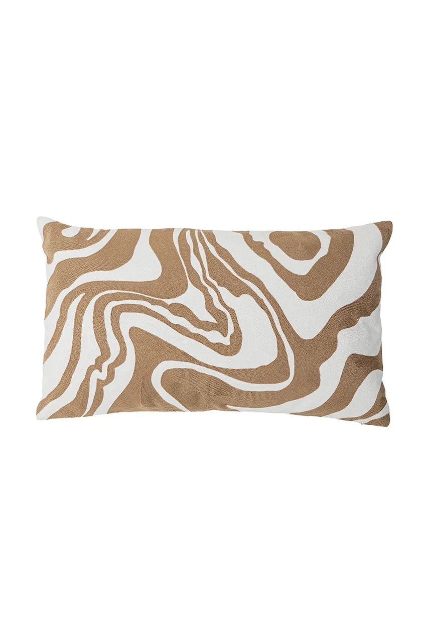 Bloomingville pernă decorativă Aba 60 x 35 cm culoarea bej