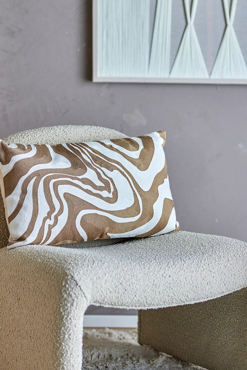 Διακοσμητικό μαξιλάρι Bloomingville Aba 60 x 35 cm χρώμα: μπεζ φωτογραφία