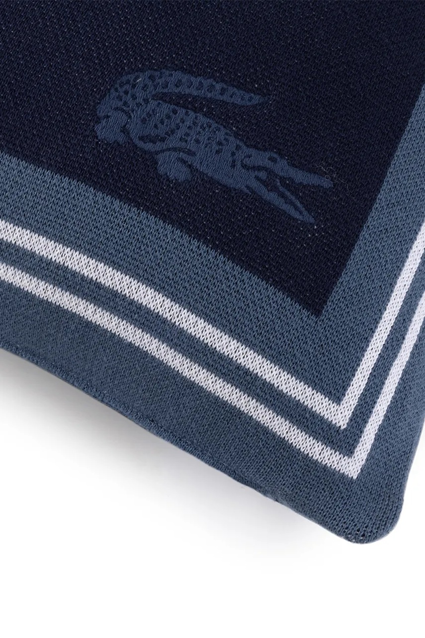 Хлопковая наволочка Lacoste L FRAME Marine 45 x 45 cm цвет синий