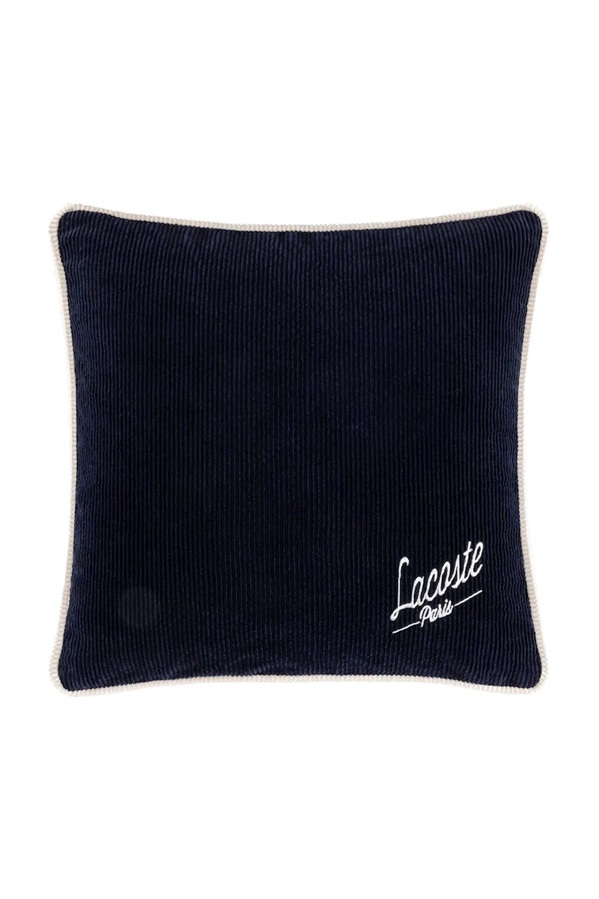 Lacoste față de pernă din bumbac L VELVET Marine 45 x 45 cm culoarea bleumarin