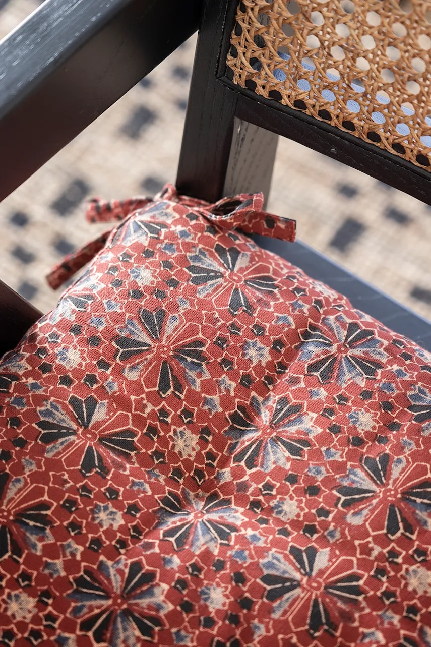 Bavlněný polštář na židli Madam Stoltz 45 x 45 cm