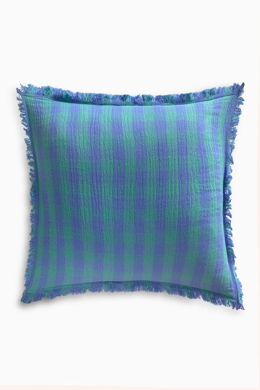 Calma House fata de perna decorativa Nasau 45 x 45 cm culoarea turcoaz