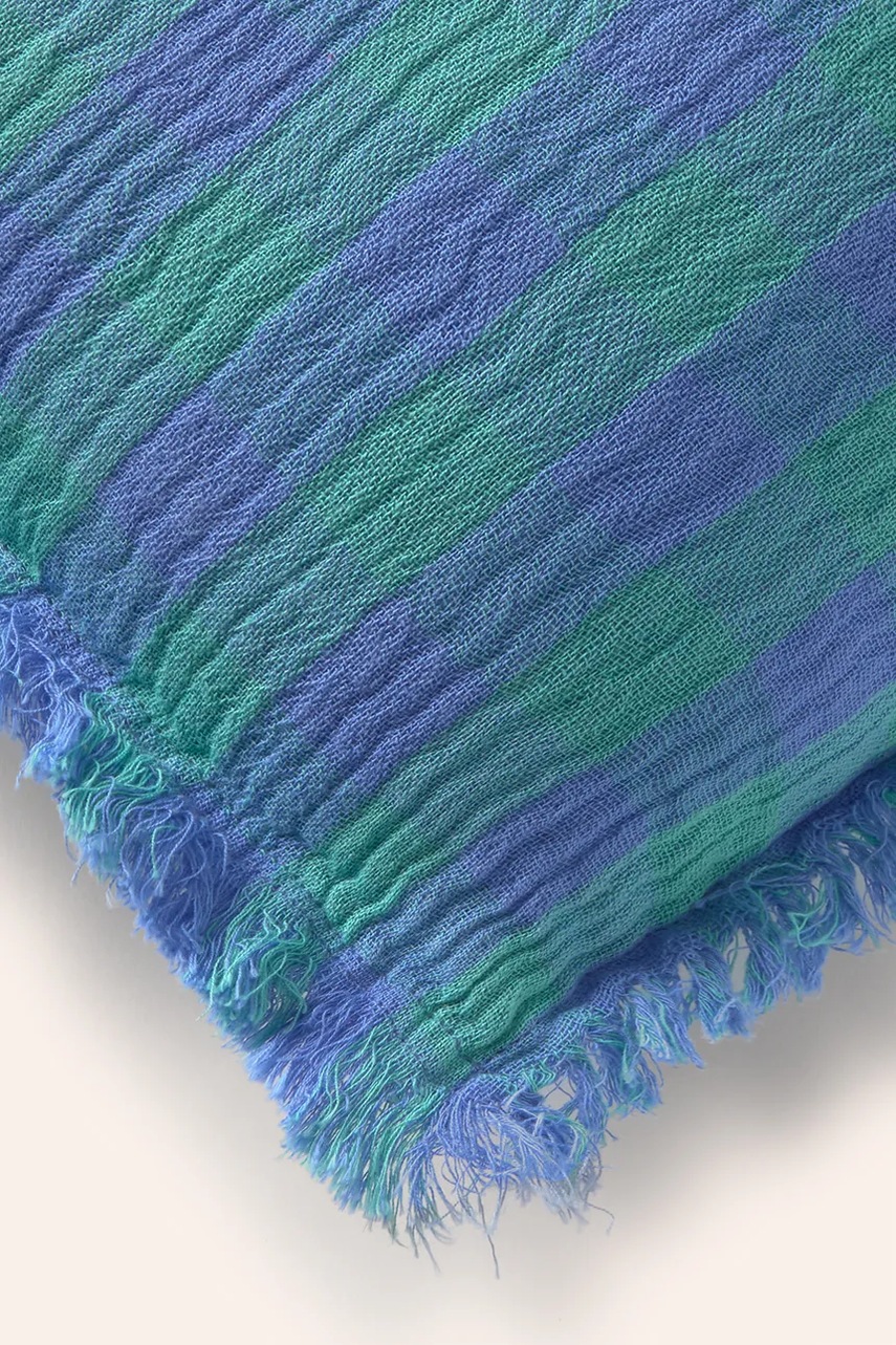 Διακοσμητική μαξιλαροθήκη Calma House Nasau 45 x 45 cm χρώμα: τιρκουάζ φωτογραφία