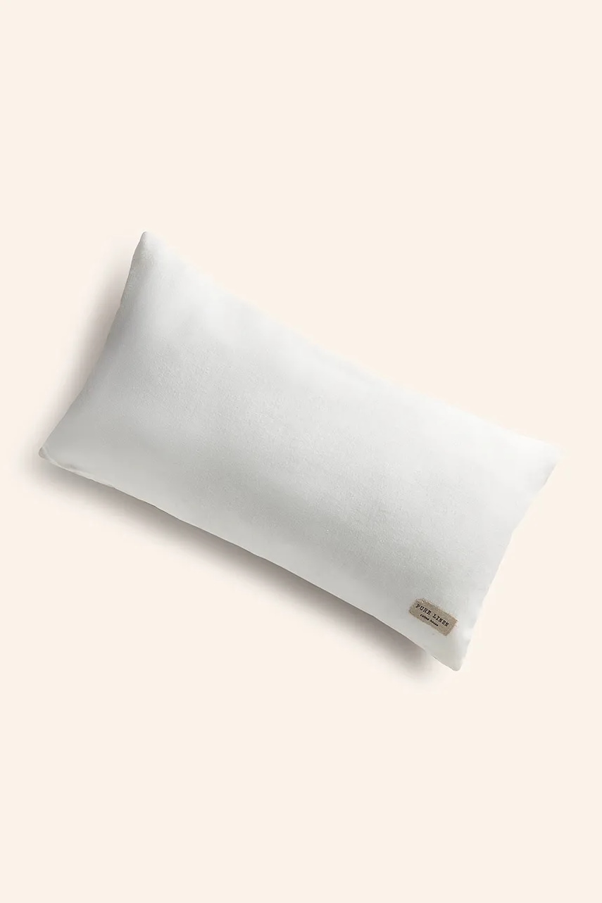 Calma House față de pernă din in Lino 30 x 60 cm culoarea alb