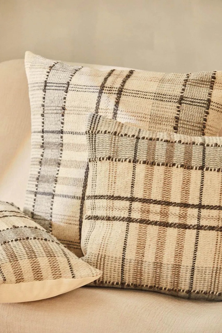 Μαξιλαροθήκη με μαλλί Calma House 60 x 60 cm φωτογραφία