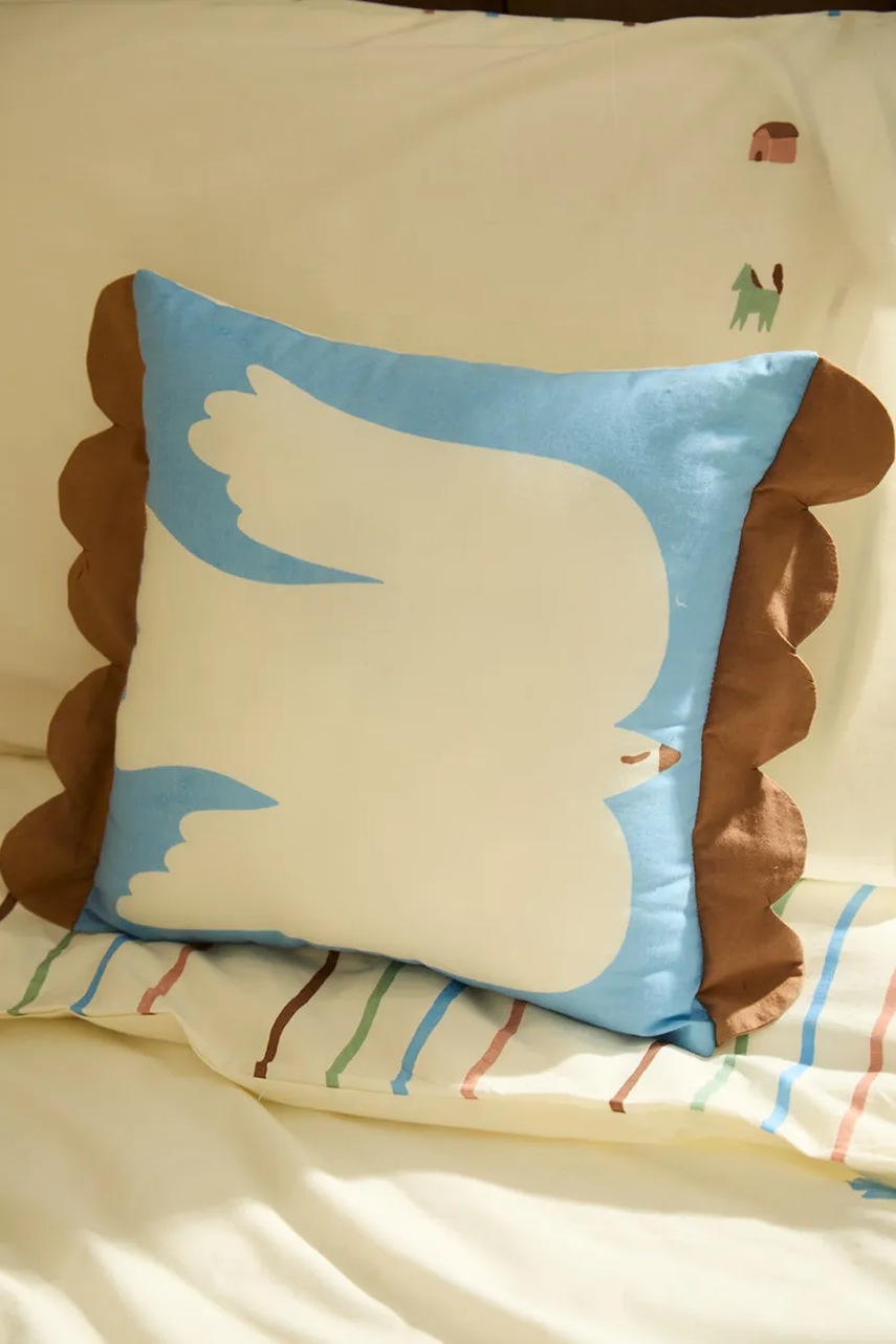 Διακοσμητικό μαξιλάρι Calma House Camp 32 x 32 cm χρώμα: πολύχρωμο φωτογραφία