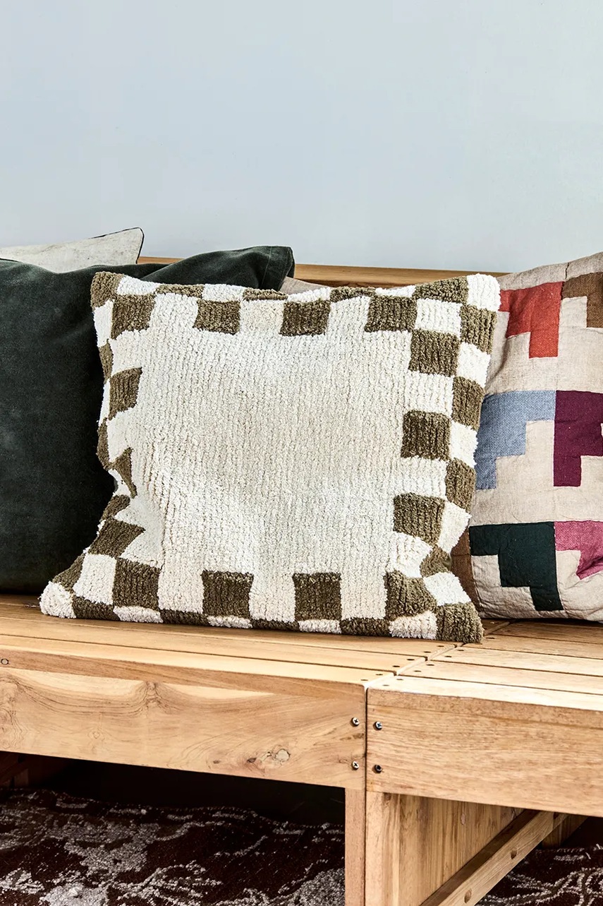 Διακοσμητική βαμβακερή μαξιλαροθήκη House Doctor HDChess 50 x 50 cm φωτογραφία