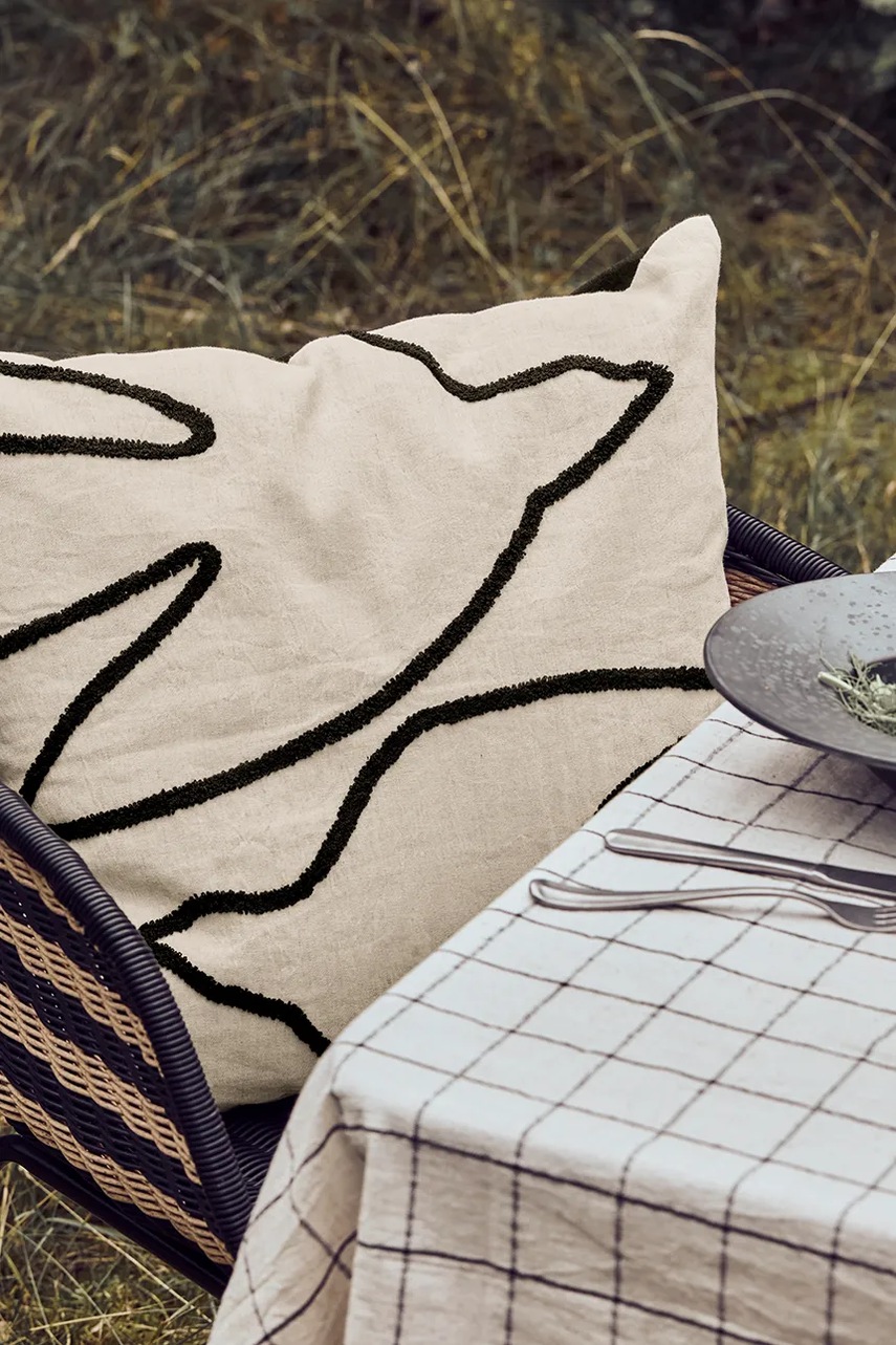 Διακοσμητική μαξιλαροθήκη με βαμβάκι House Doctor HDFly 50 x 50 cm φωτογραφία