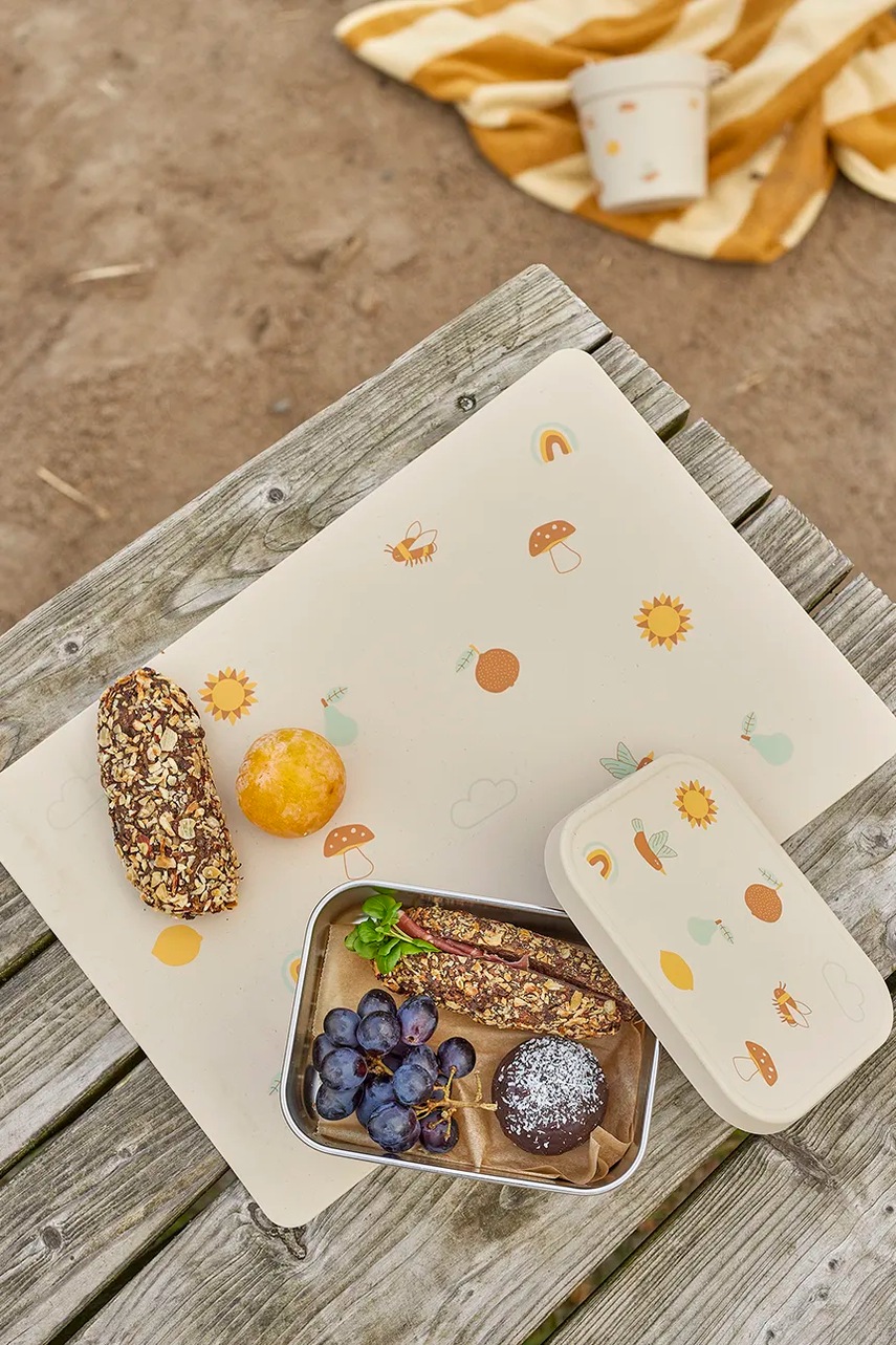 Lunchbox Bloomingville Agnes 1 L χρώμα: μπεζ φωτογραφία