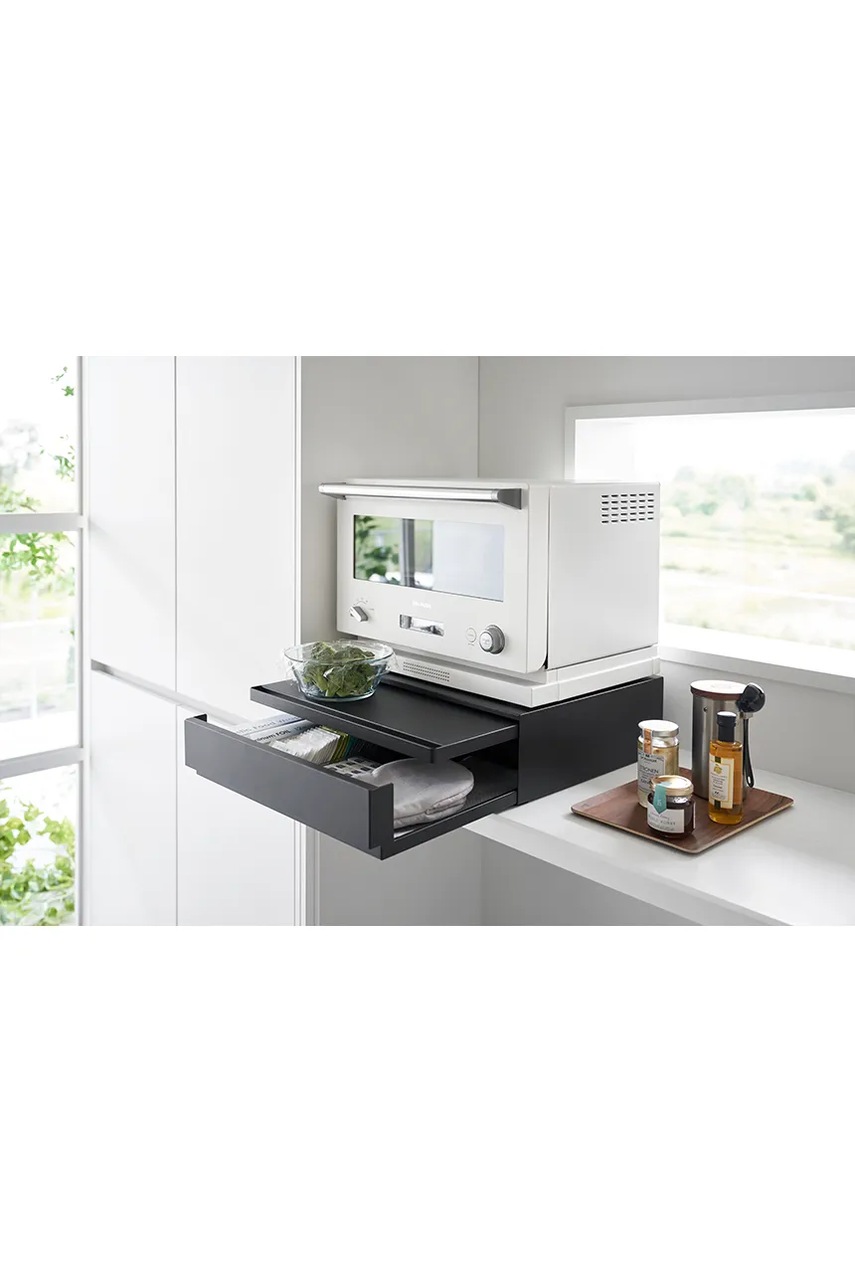 Συρτάρι με συρόμενο καπάκι Yamazaki Tower χρώμα: μαύρο φωτογραφία