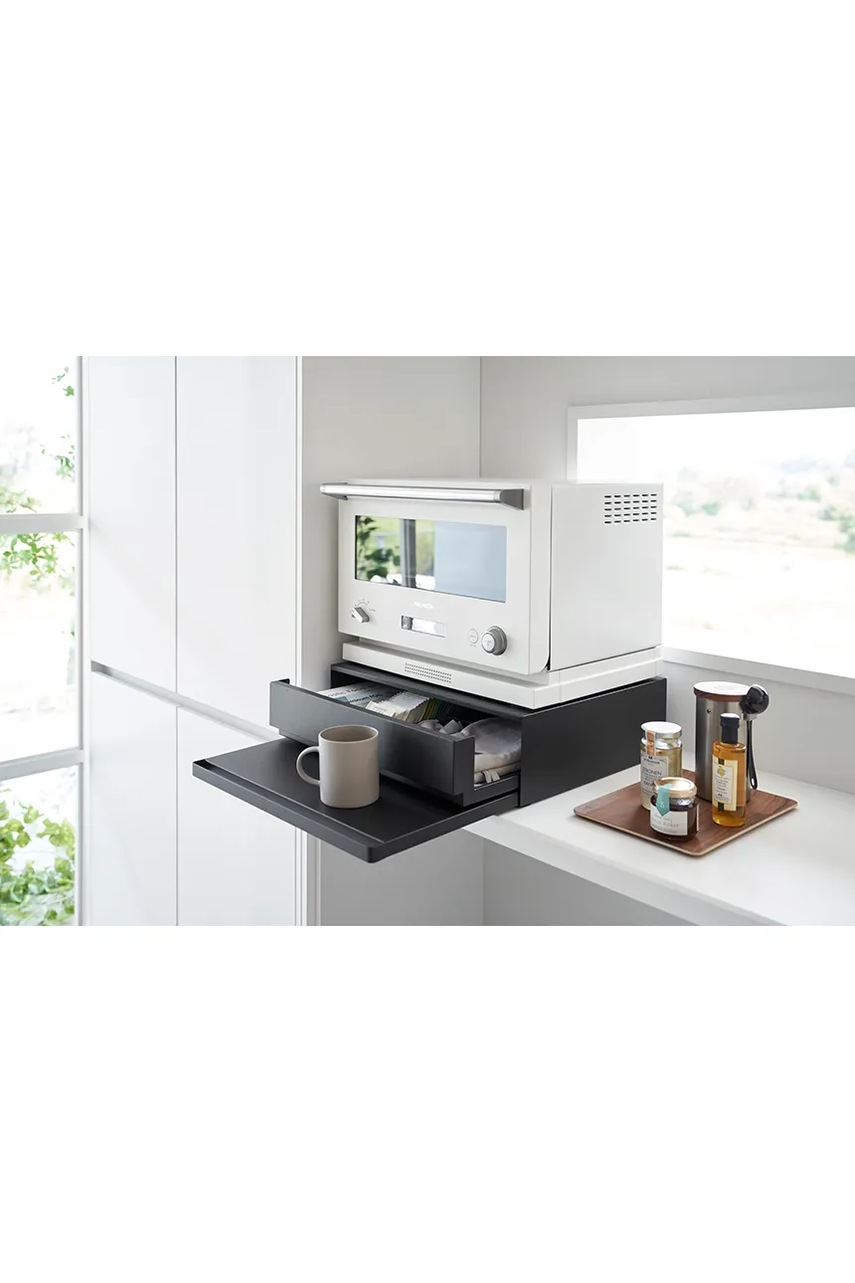 Συρτάρι με συρόμενο καπάκι Yamazaki Tower χρώμα: μαύρο φωτογραφία