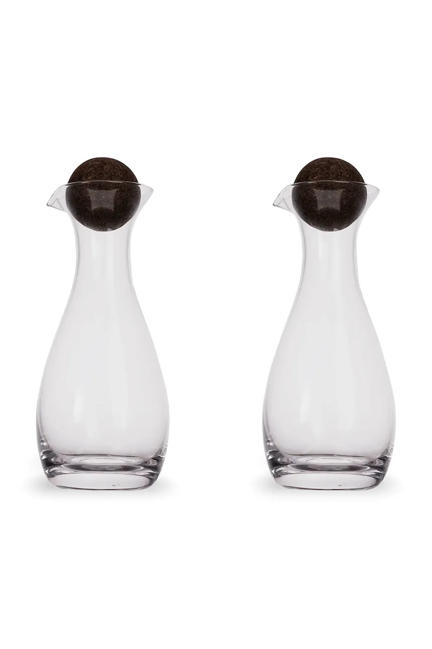 Sagaform o sticlă de ulei și oțet Nature 300 ml 2-pack culoarea transparent Sagaform o sticlă de ulei și oțet Nature 300 ml 2-pack culoarea transparent