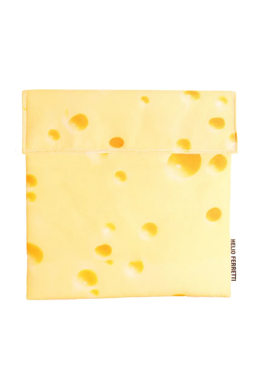 Helio Ferretti pungă cu gustări Ratatoulile 18 x 18 cm culoarea galben