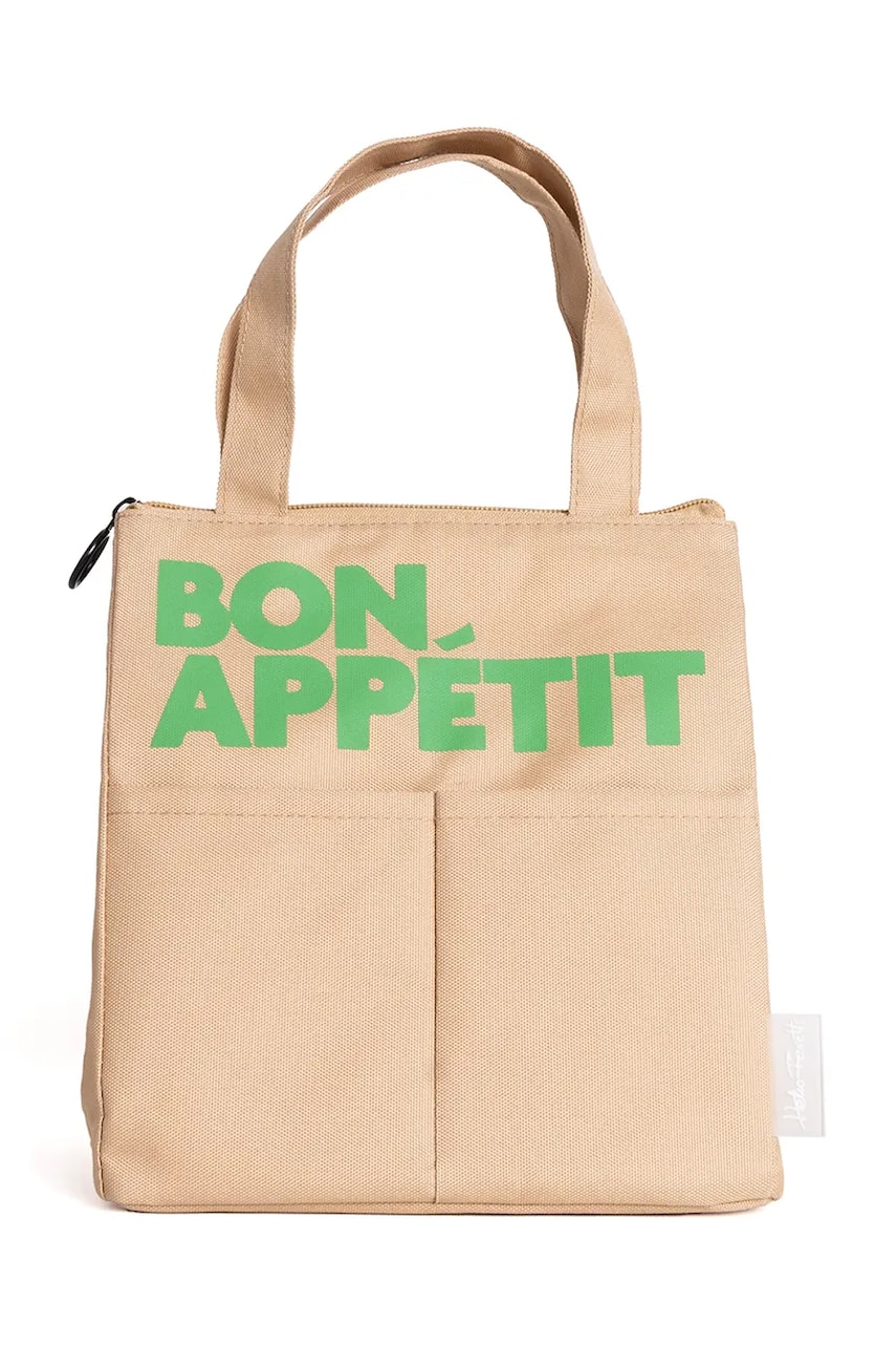 Helio Ferretti geantă de prânz Bon Appetit culoarea bej