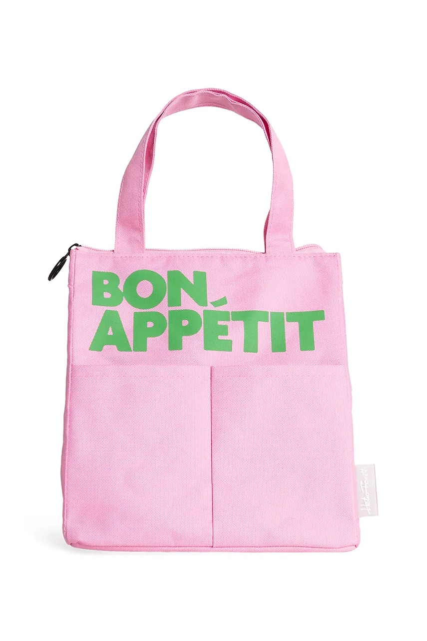 Helio Ferretti geantă de prânz Bon Appetite culoarea roz