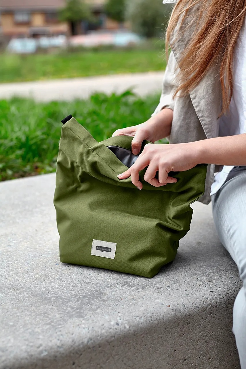 Τσάντα γεύματος Black and Blum χρώμα: πράσινο φωτογραφία