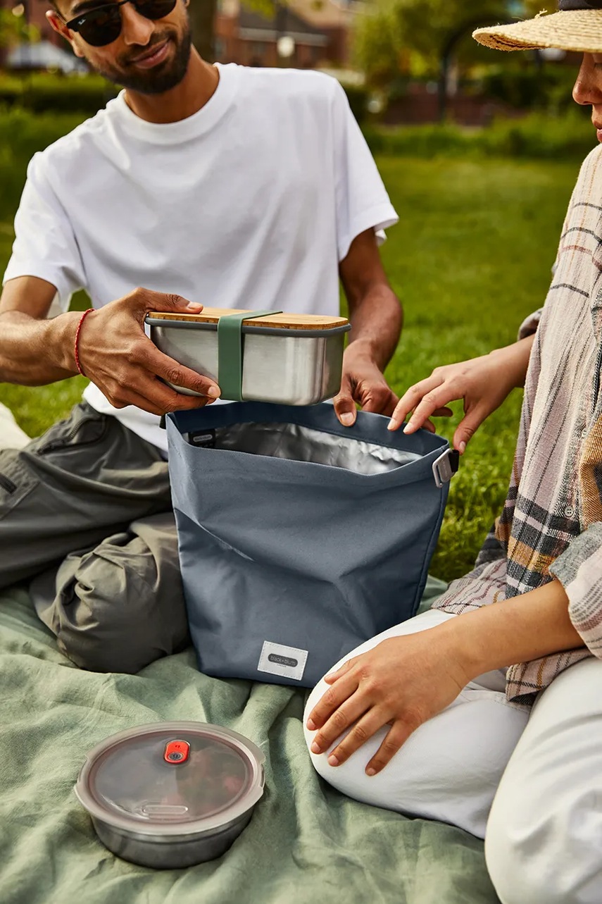 Τσάντα γεύματος Black and Blum χρώμα: γκρι φωτογραφία