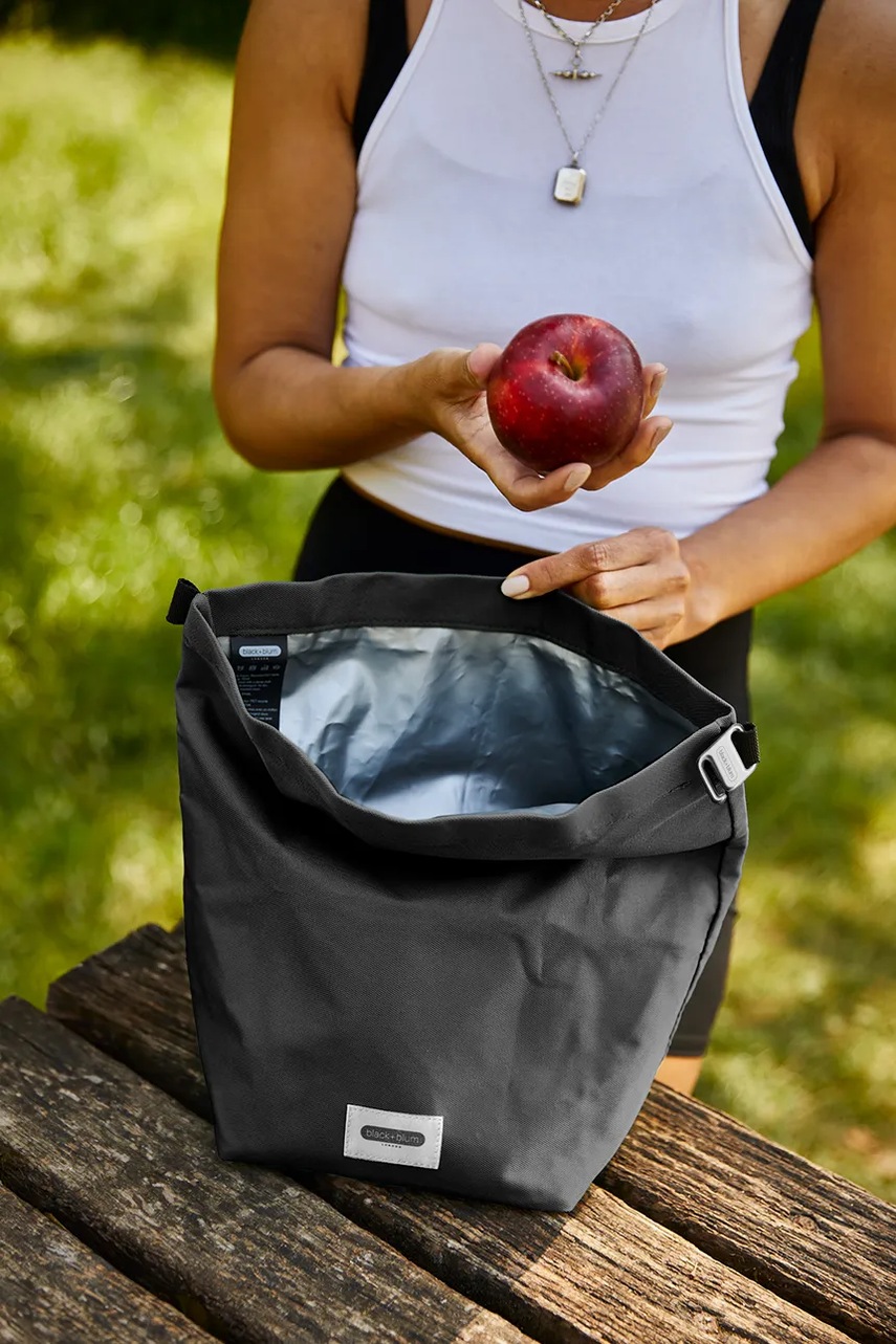 Τσάντα γεύματος Black and Blum χρώμα: μαύρο φωτογραφία