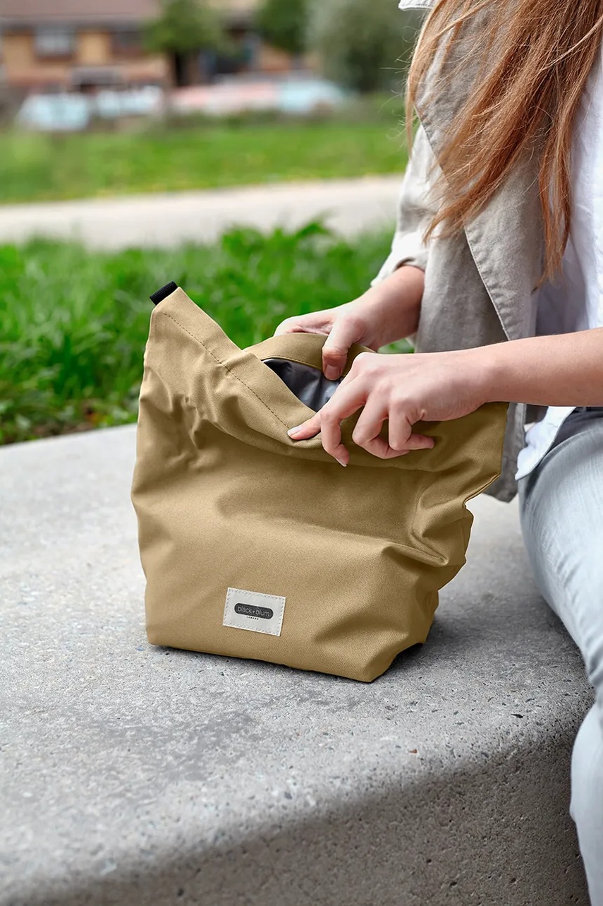 Τσάντα γεύματος Black and Blum χρώμα: μπεζ φωτογραφία