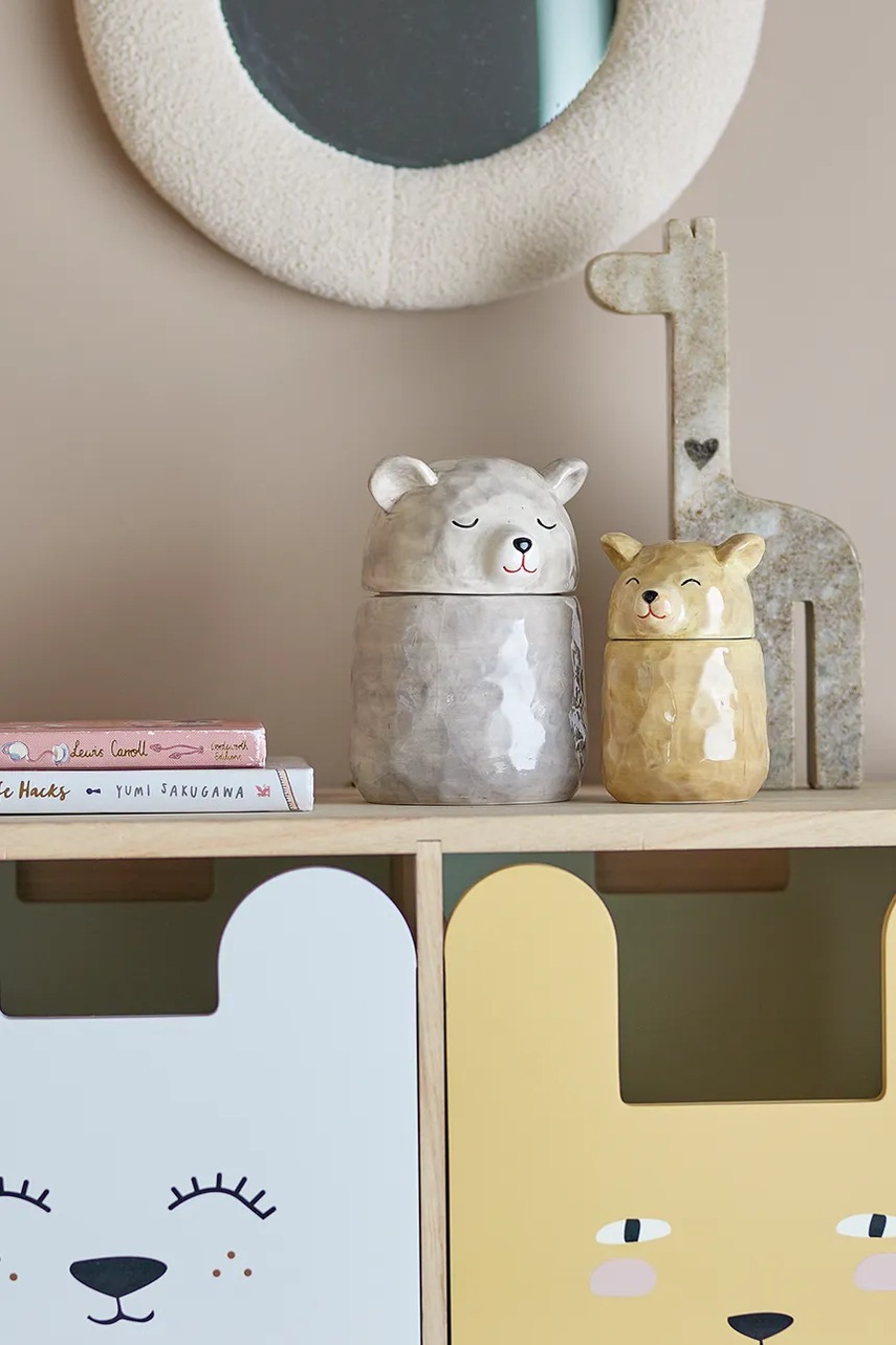 Δοχείο με καπάκι Bloomingville Puk Jar 440 ml φωτογραφία