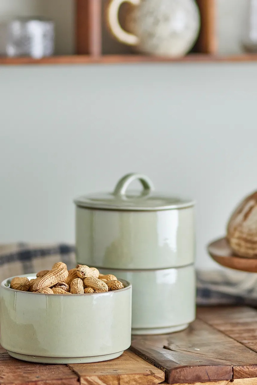 Δοχείο με καπάκι Bloomingville Ebba 940 ml 3-pack φωτογραφία