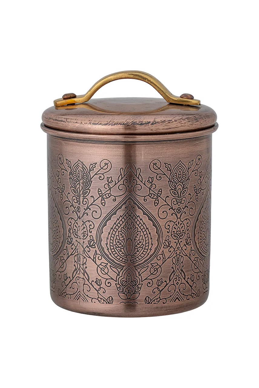 Bloomingville recipient cu capac Saralin 700 ml culoarea maro Bloomingville recipient cu capac Saralin 700 ml culoarea maro
