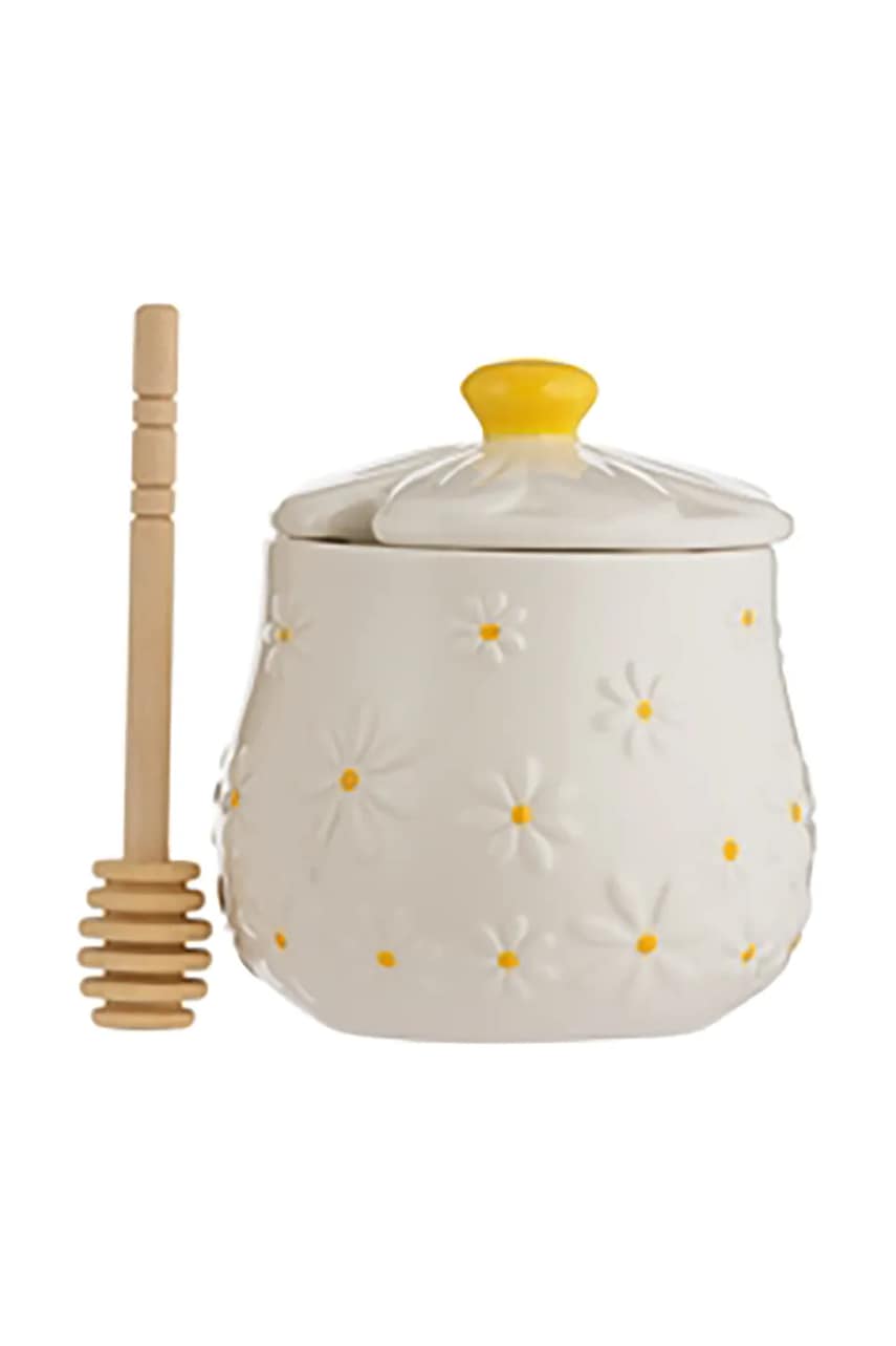 Price & Kensington recipient cu miere cu lingura 450 ml culoarea alb
