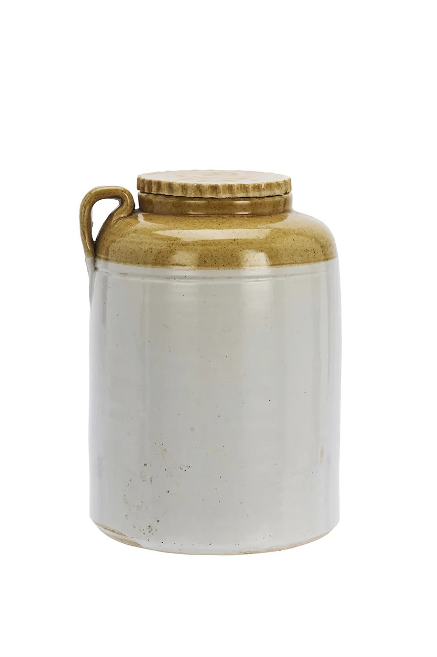 Βάζο με καπάκι Madam Stoltz Re-used 15-20x17-25 cm
