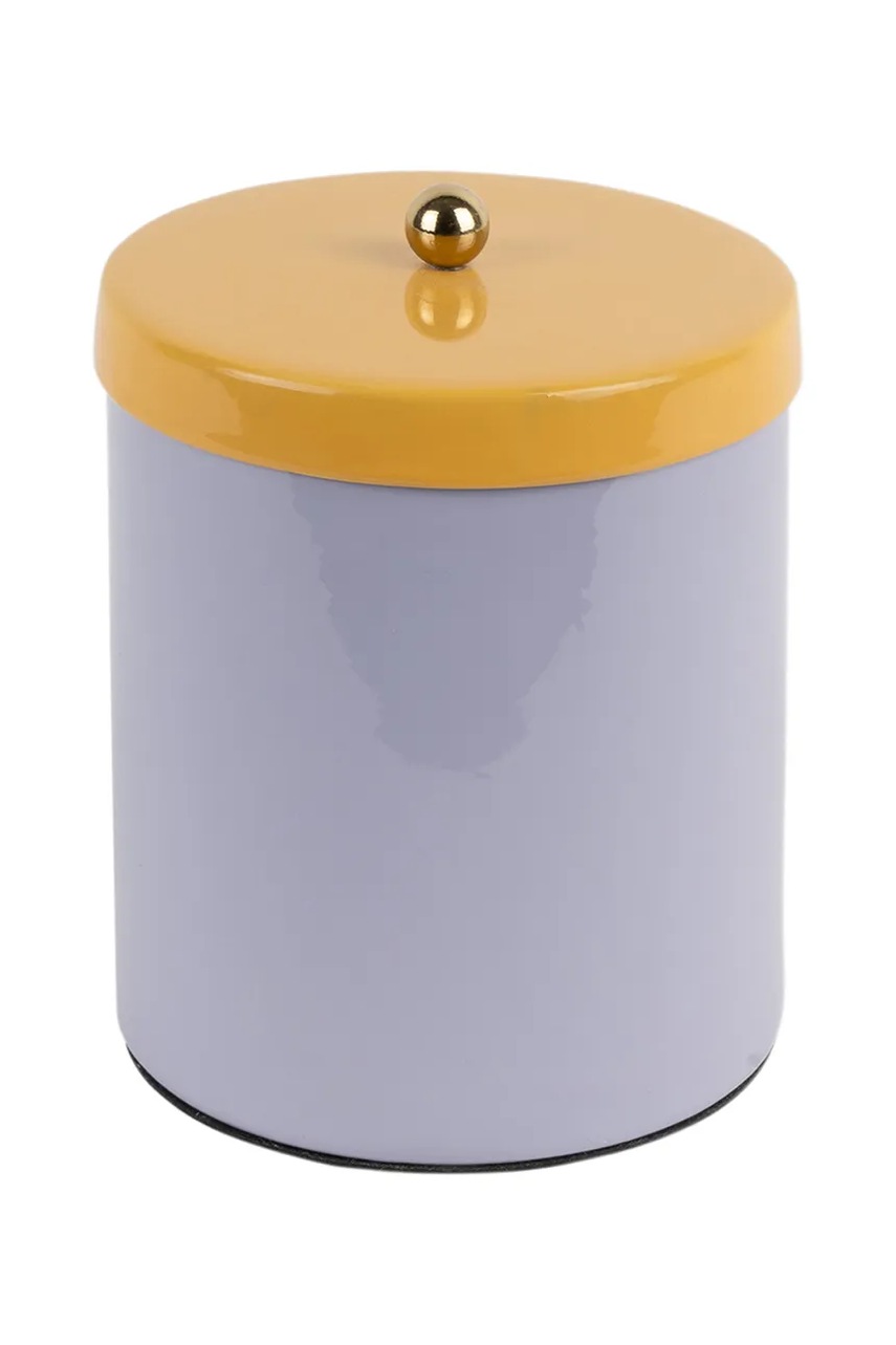 Present Time recipient cu capac Double Funky 10 x 12 cm culoarea verde