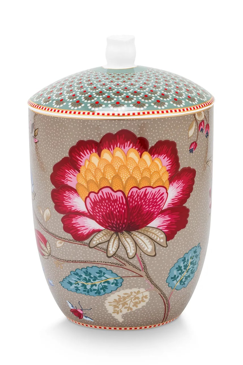 Pip Studio borcan pentru depozitare din porțelan 1,5 l