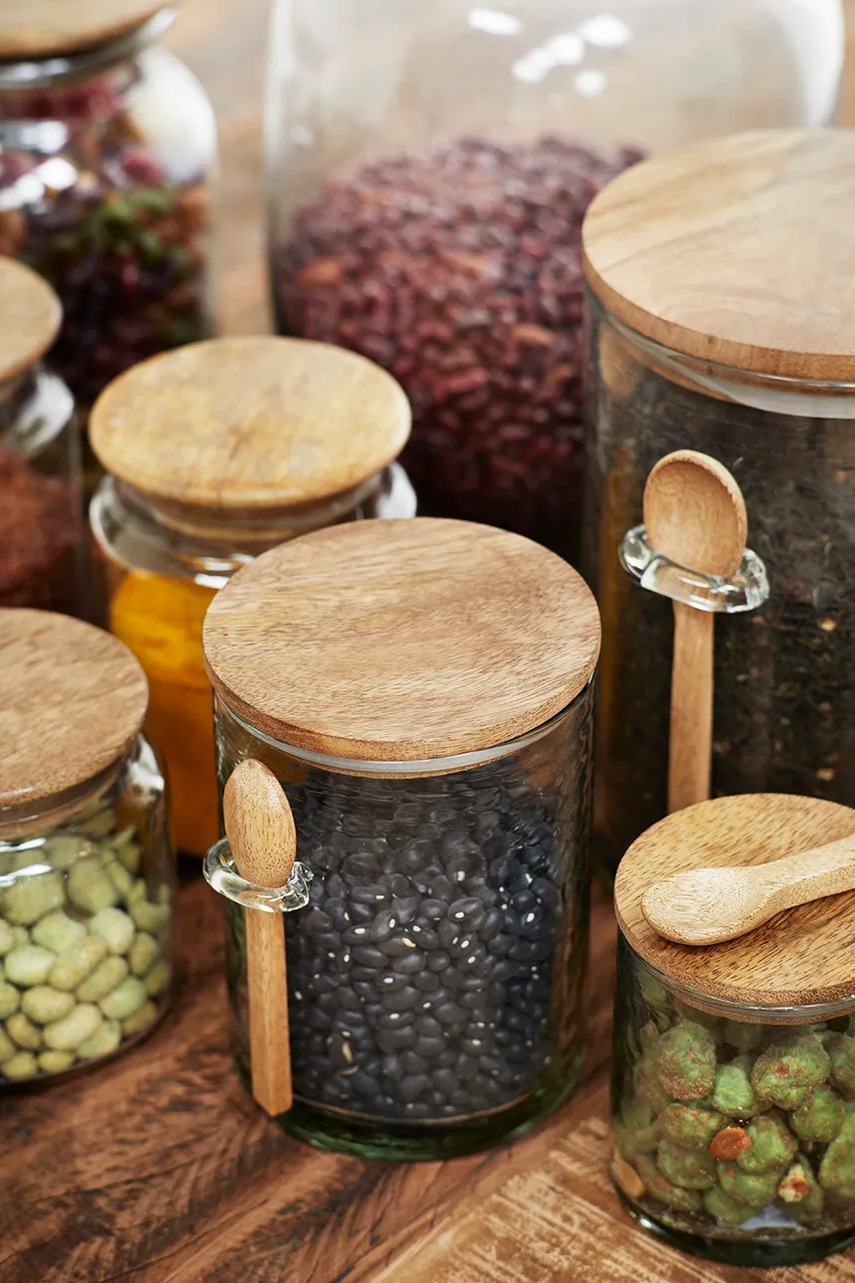 Madam Stoltz box na potraviny ze skla 14 x 20 cm