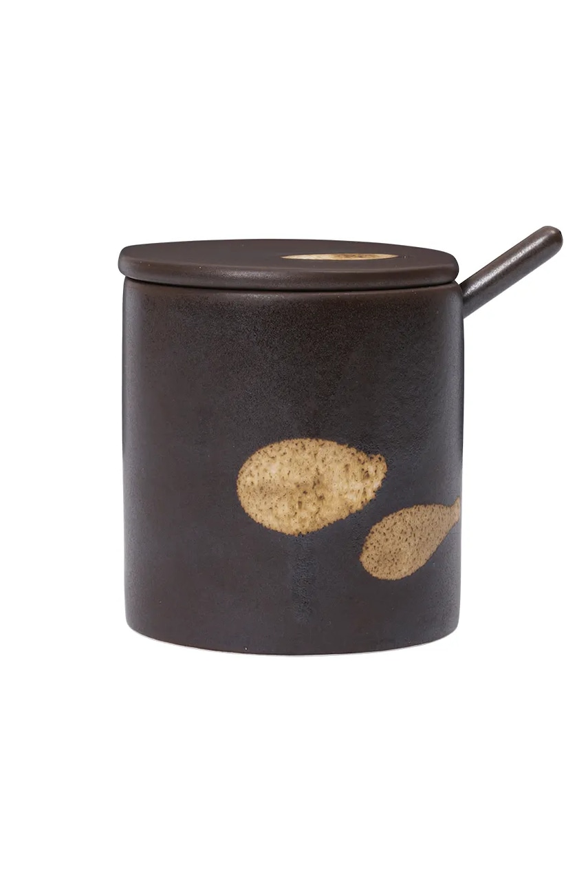 Ferm Living δοχείο κουζίνας 8,5 x 8 cm 1104272737 καφέ ONE SIZE