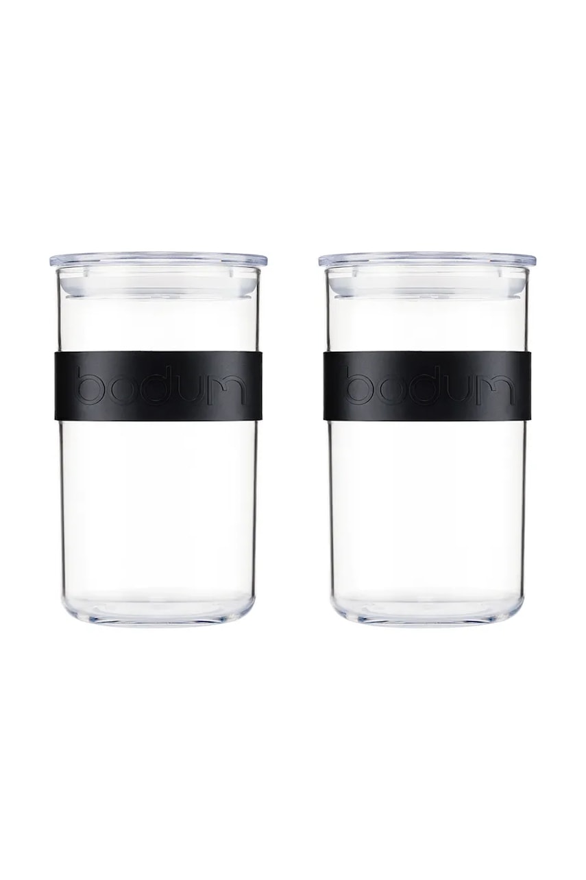 Bodum σετ δοχείων για τρόφιμα από πλαστικό 1 l K11829.01SA μαύρο ONE SIZE