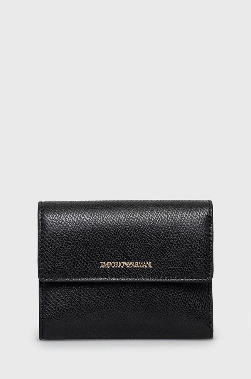 Emporio Armani Portofel femei, culoarea negru