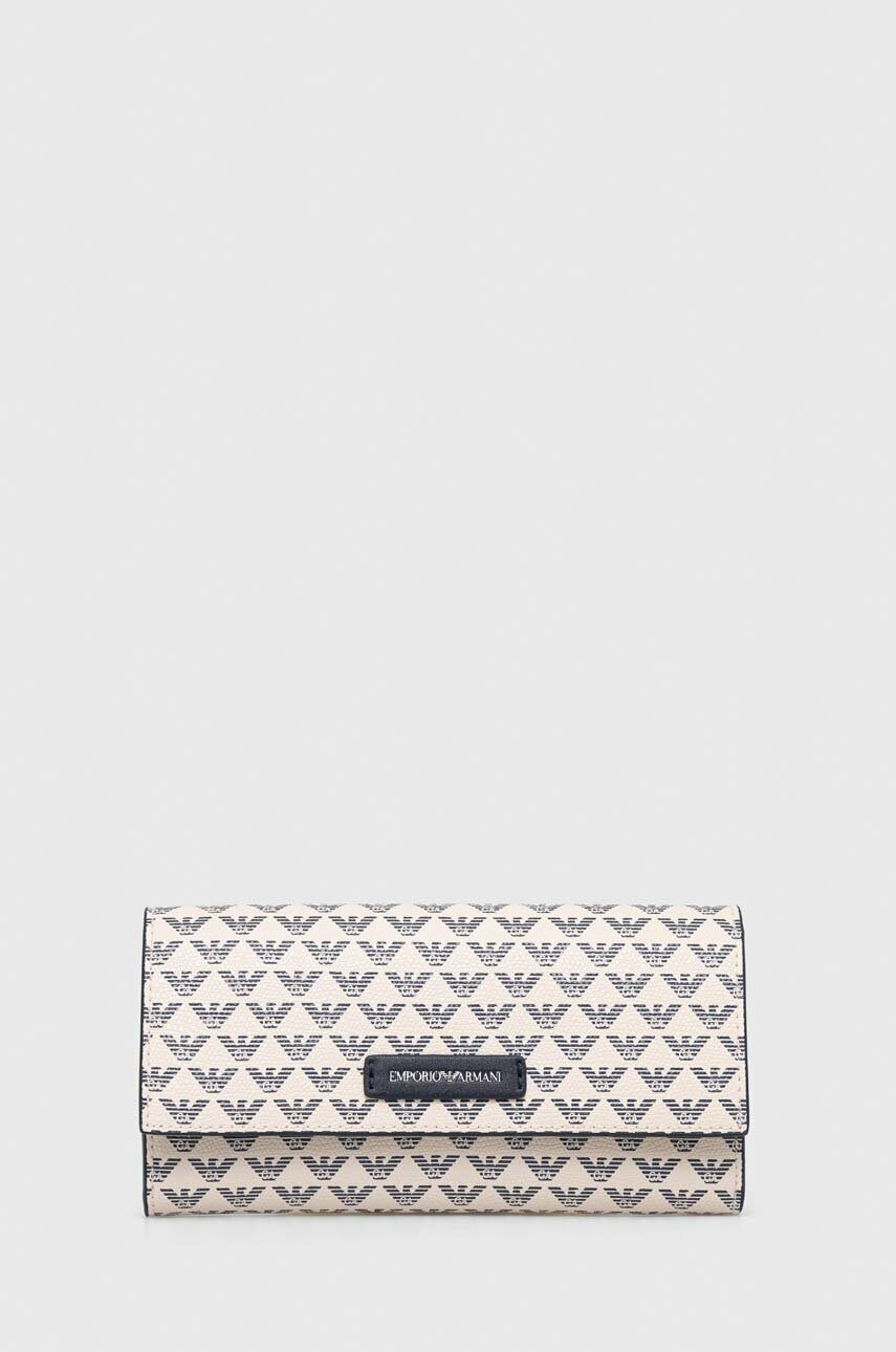 

Кошелек Emporio Armani женский цвет бежевый