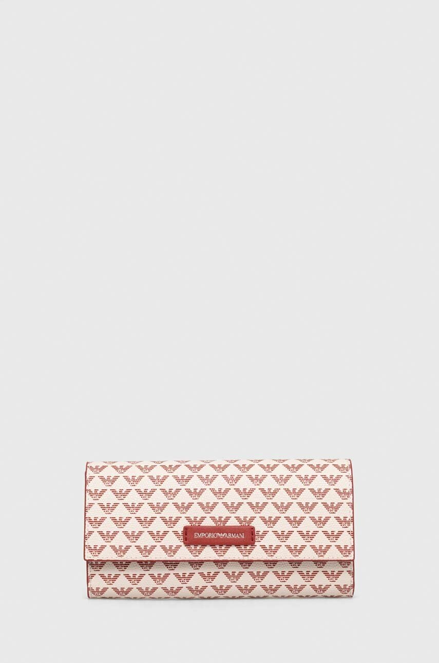 

Кошелек Emporio Armani женский цвет красный